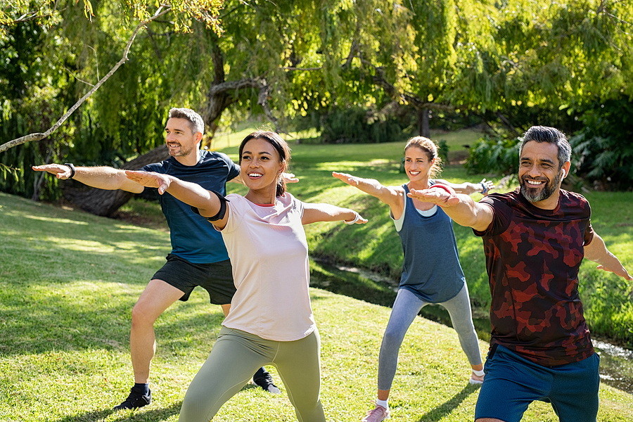 Group dance course, imparied health